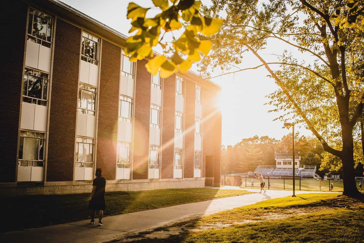 campus morning